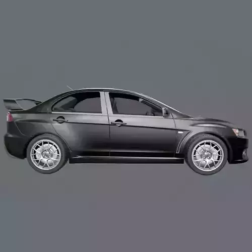 Games 3d model Mitsubishi Lancer Evo 10