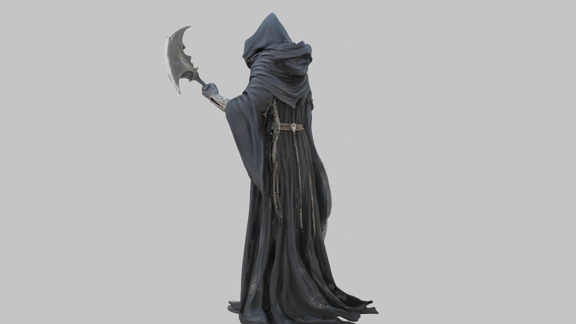 The Enigmatic Reaper Low-poly 3D model_5