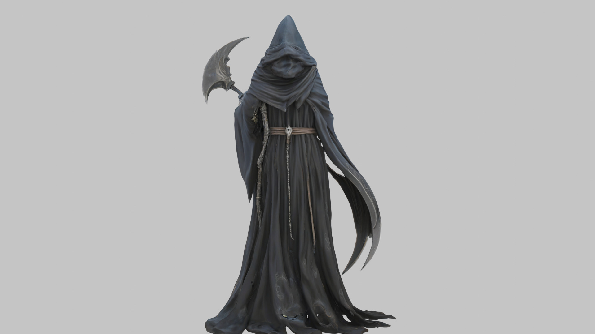 The Enigmatic Reaper Low-poly 3D model_4