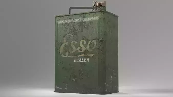 Vintage Esso Petrol Gas Can