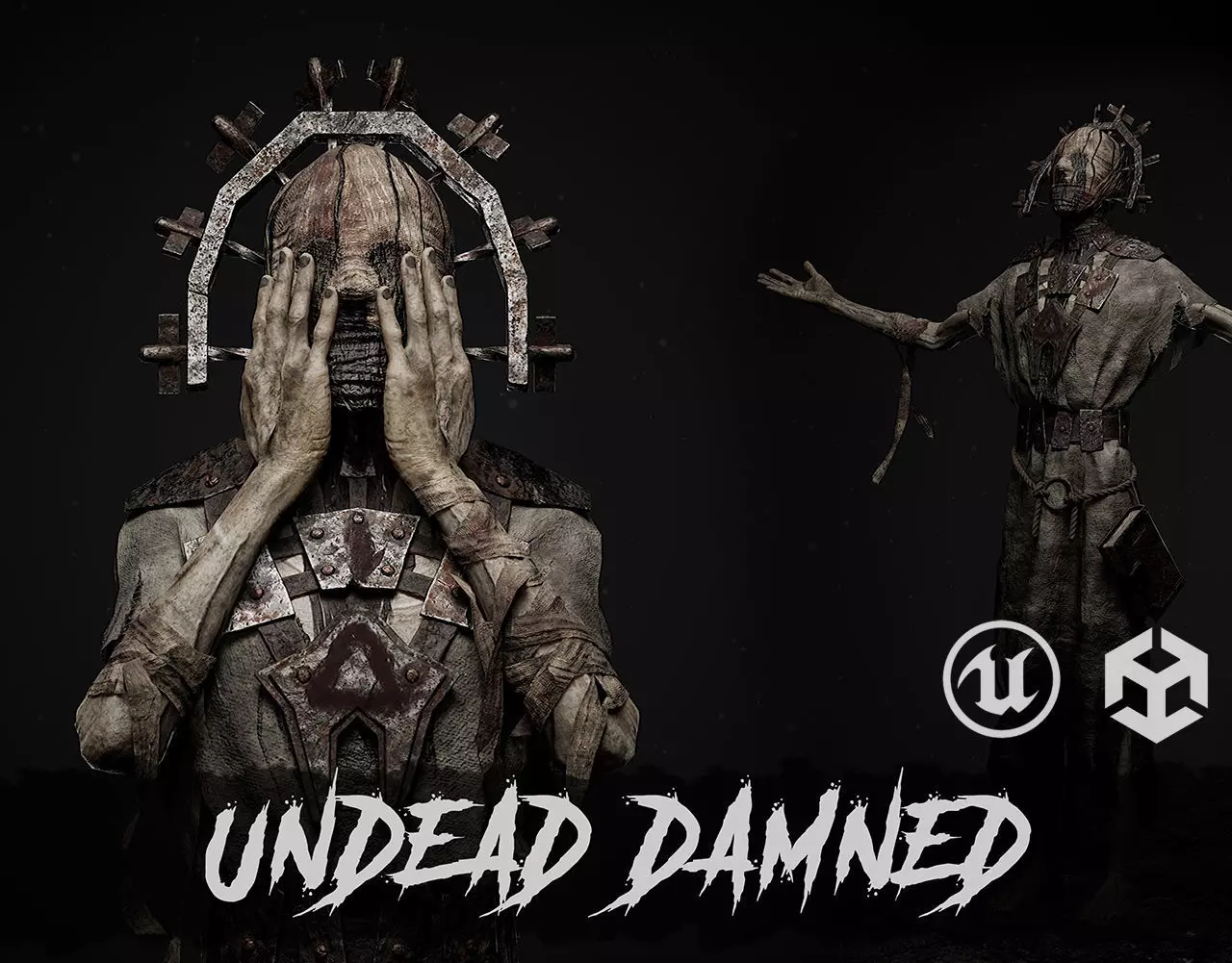 Undead Damned Low-poly 3D model