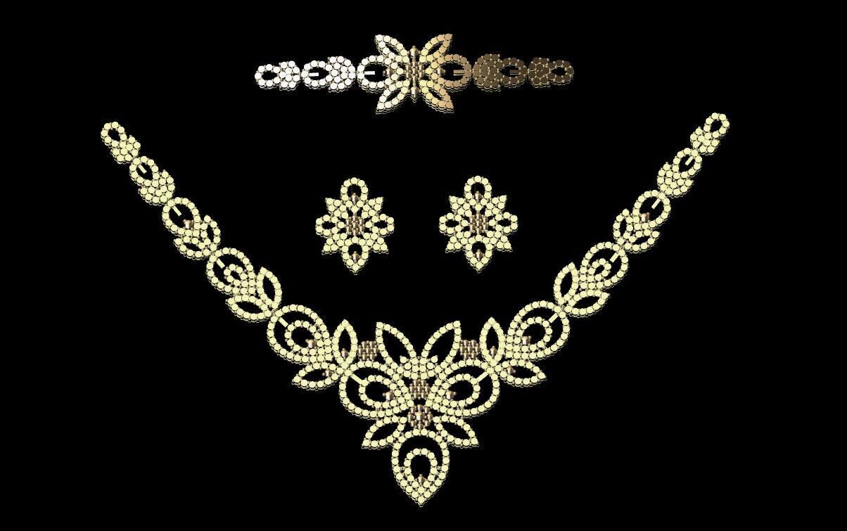 Gold Set  3D print model_1