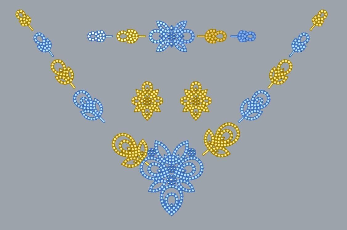 Gold Set  3D print model_4