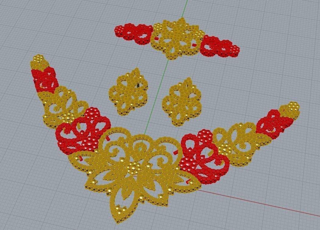 Gold Set  3D print model_3