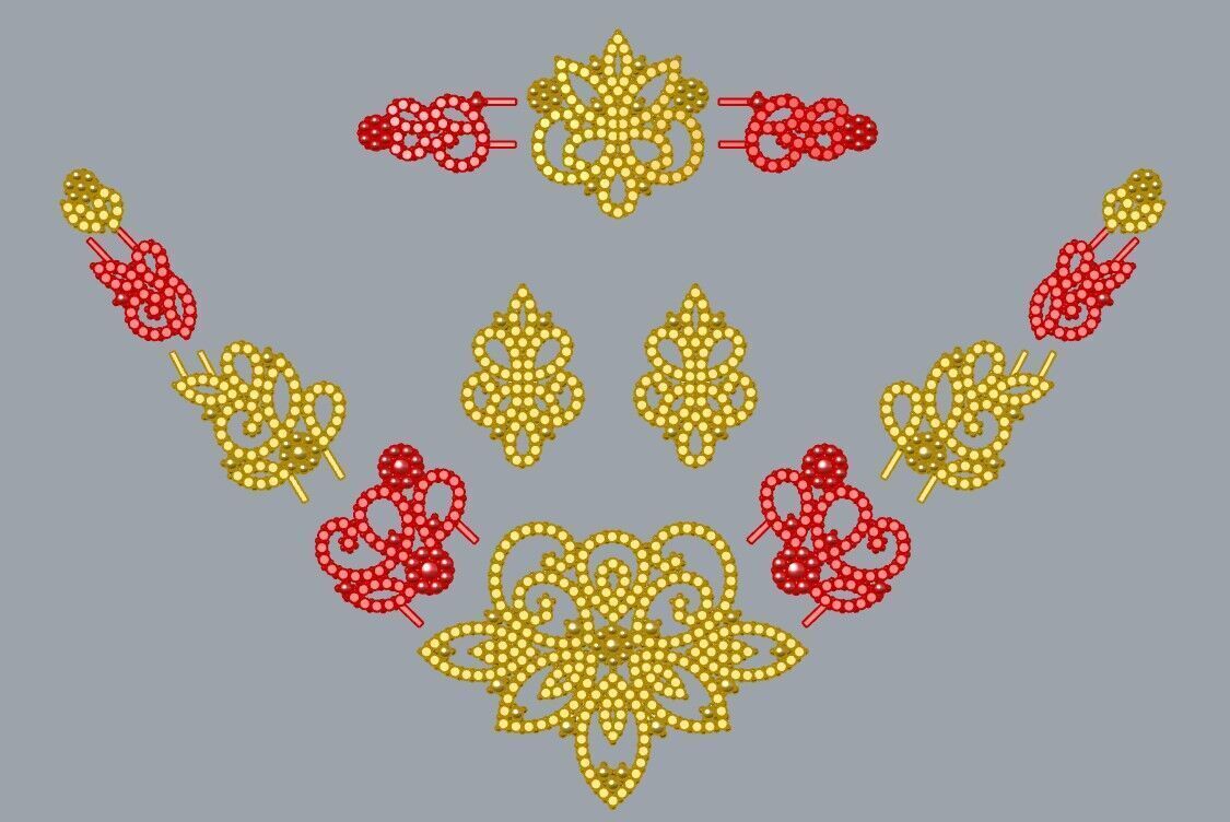 Gold Set  3D print model_4