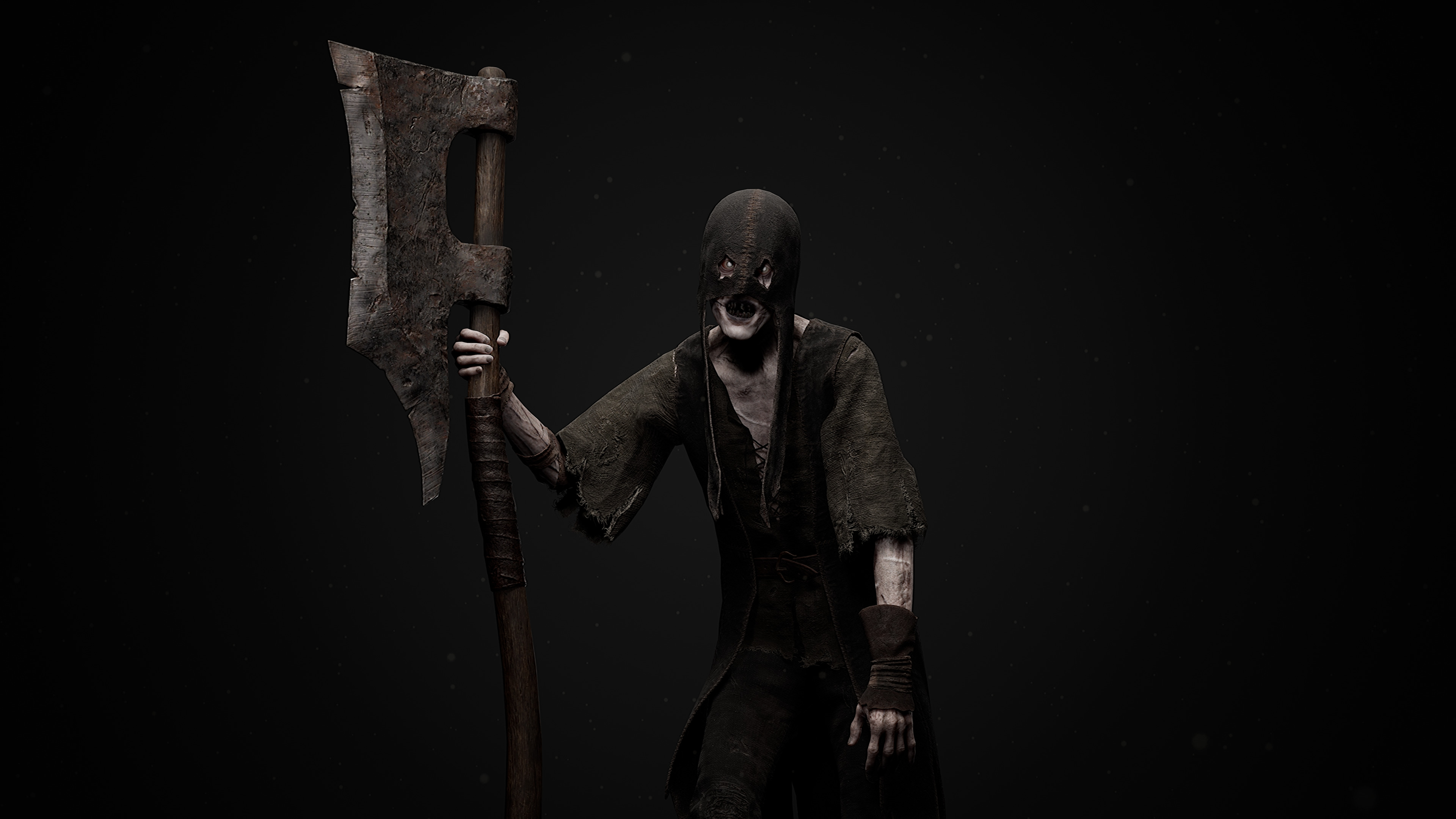Undead Executioner Low-poly 3D model_6