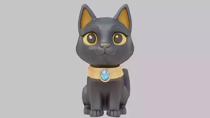Bastet Cat Black Kitty Kitten 