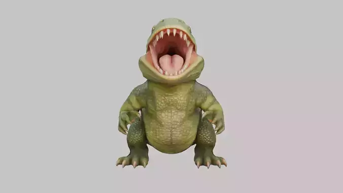 Baby Dinosaur reptile crocodile alligator