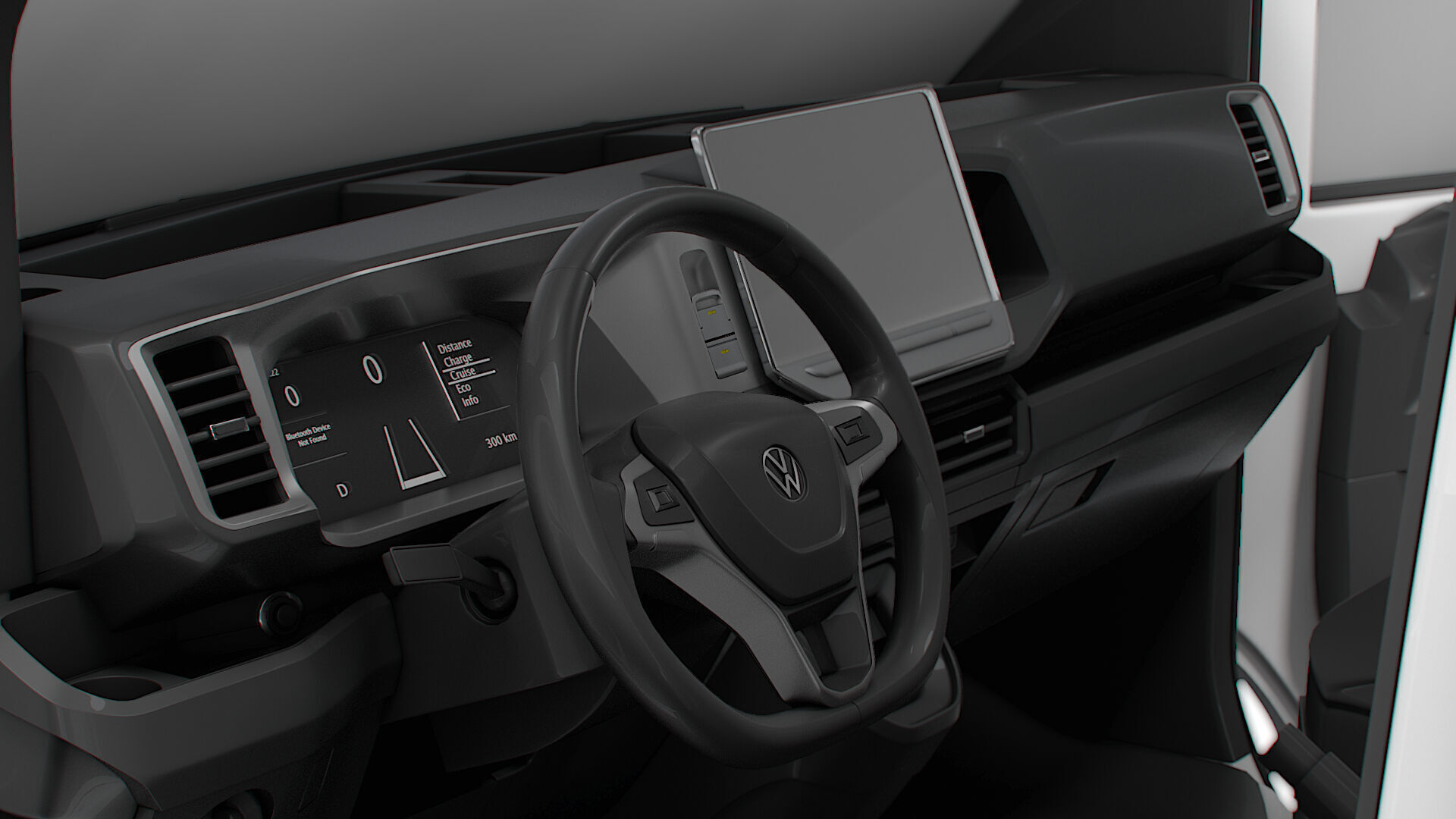 VW Crafter Van MWB HR HQInterior 2025 3D model_2