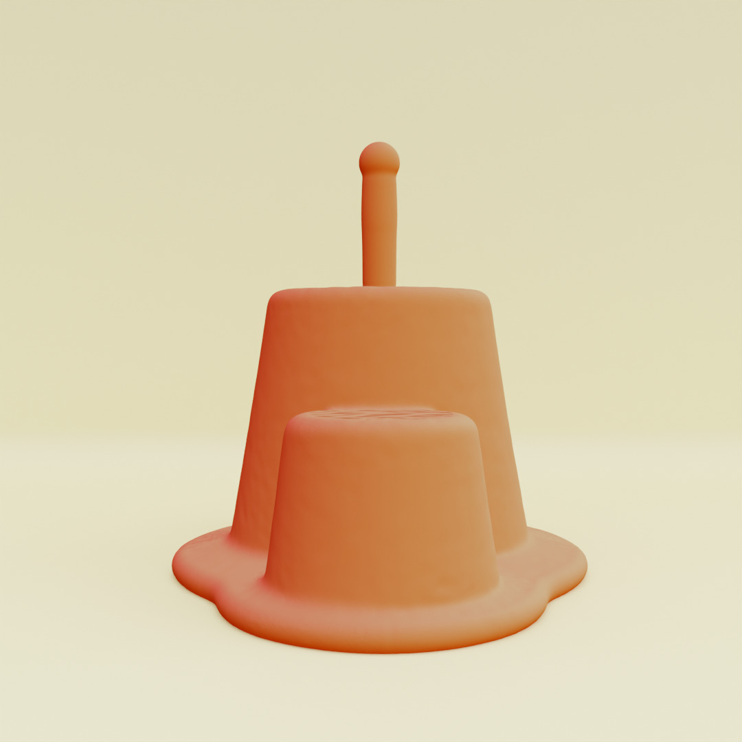 Labubu Beach Set DADA BABA Sandcastle Pop Mart Printable 3D print model_23