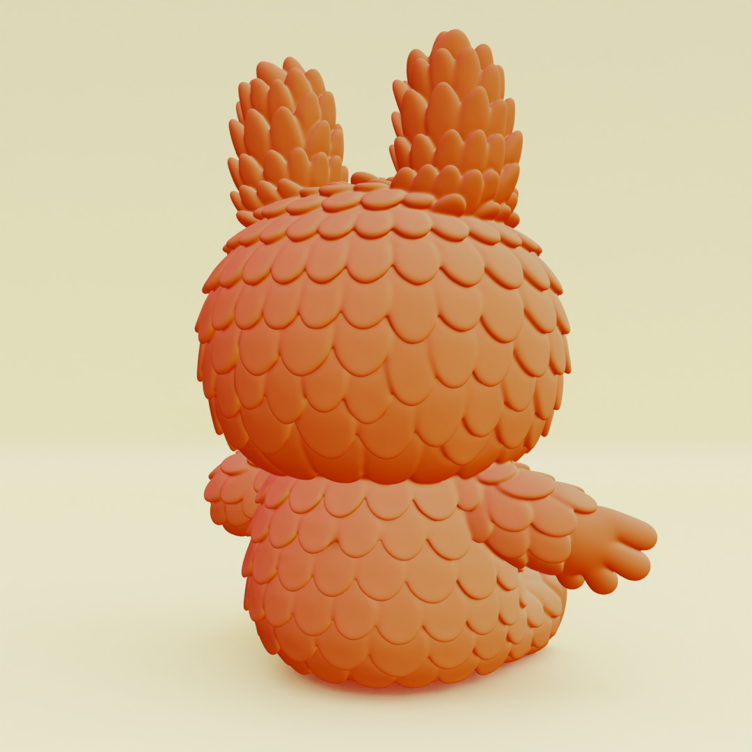 Labubu Beach Set DADA BABA Sandcastle Pop Mart Printable 3D print model_8