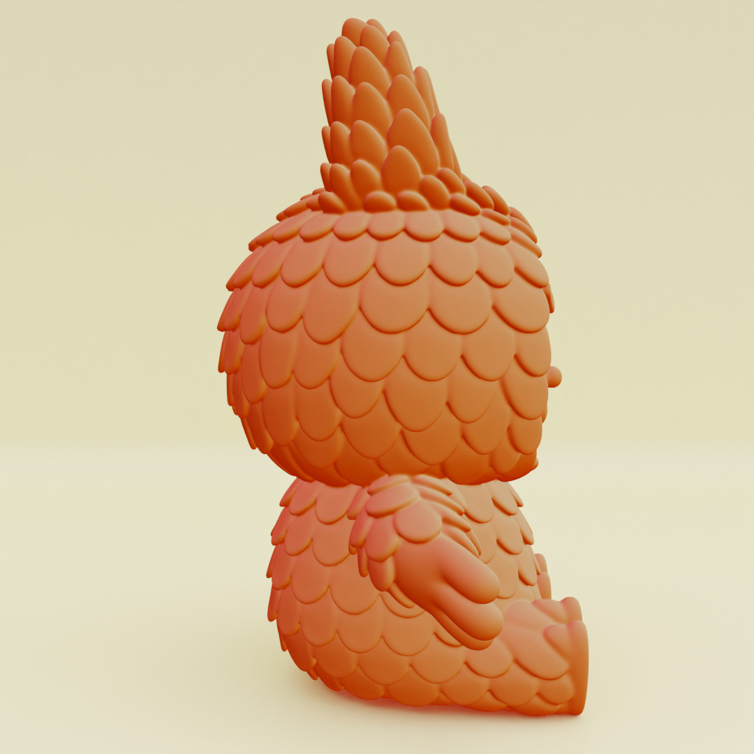 Labubu Beach Set DADA BABA Sandcastle Pop Mart Printable 3D print model_18