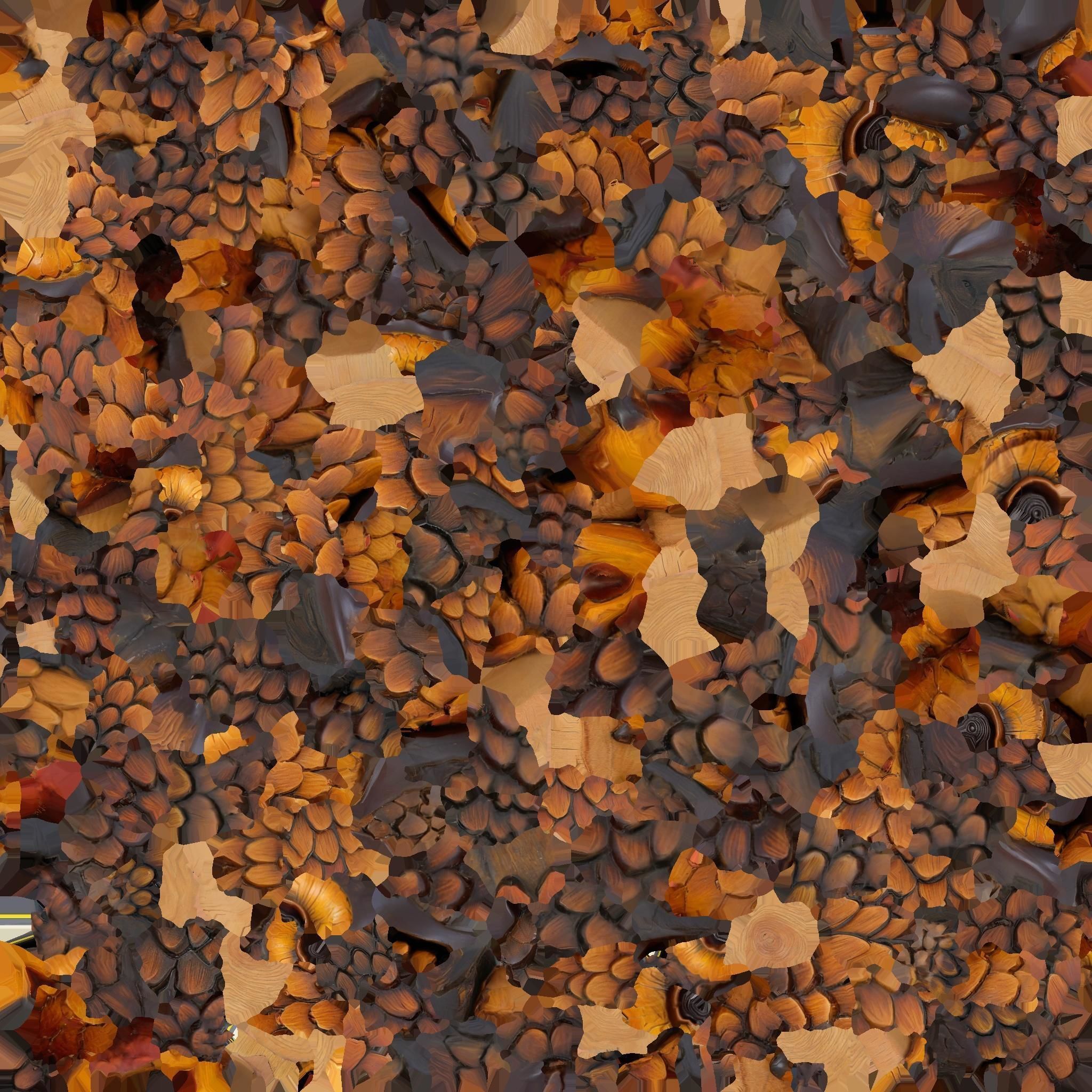 Decorative Owl Low-poly 3D model_8