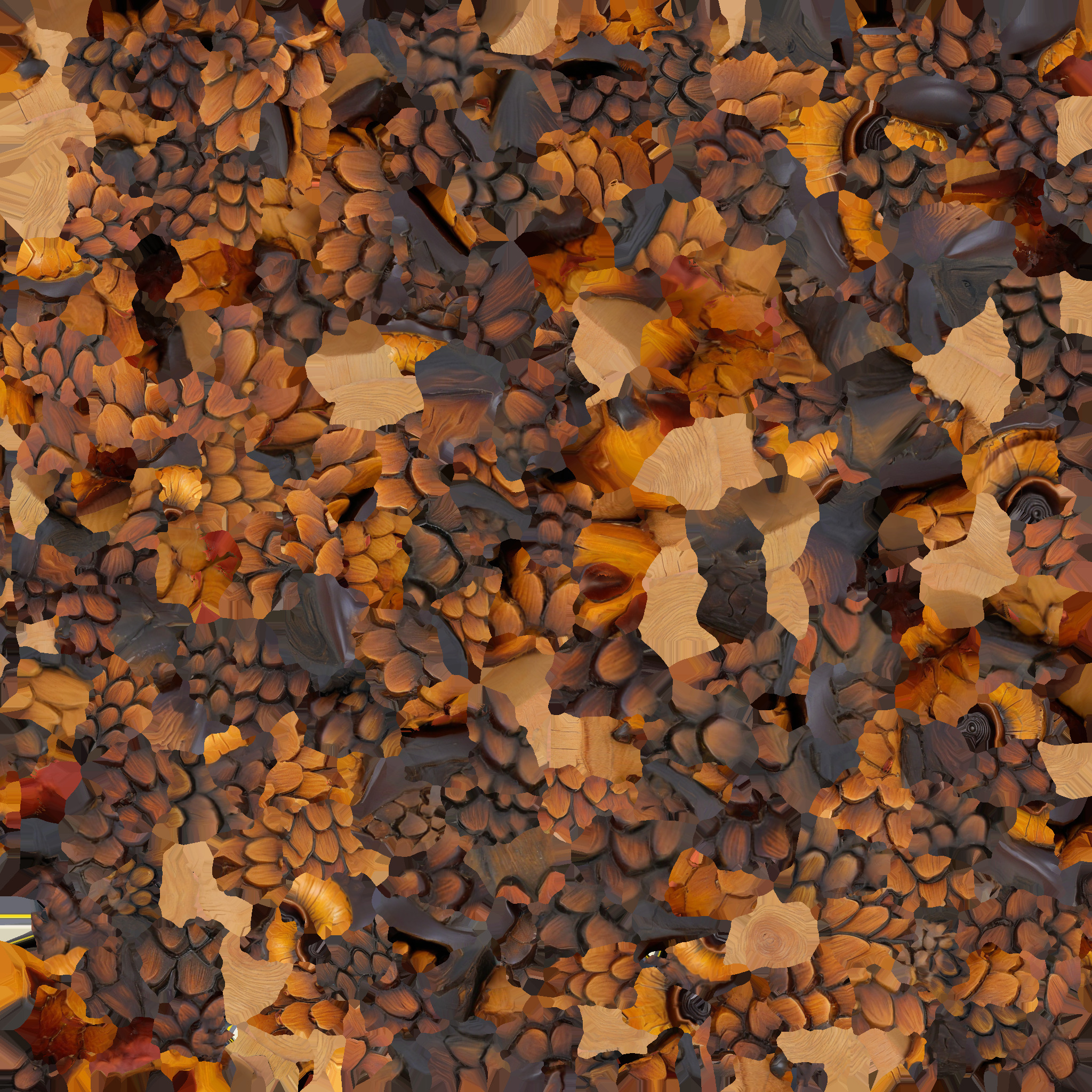 Decorative Owl Low-poly 3D model_10