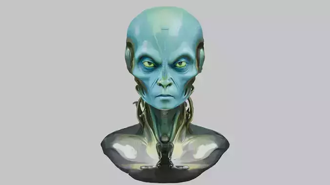 Alien Encounter Sci-Fi Model