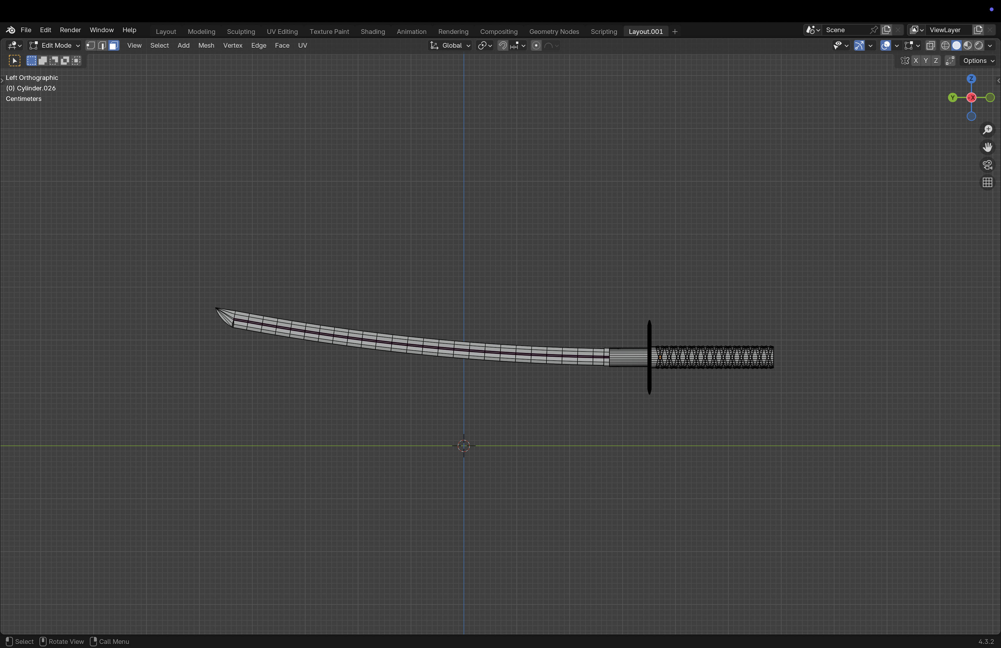 Katana 3D model_5
