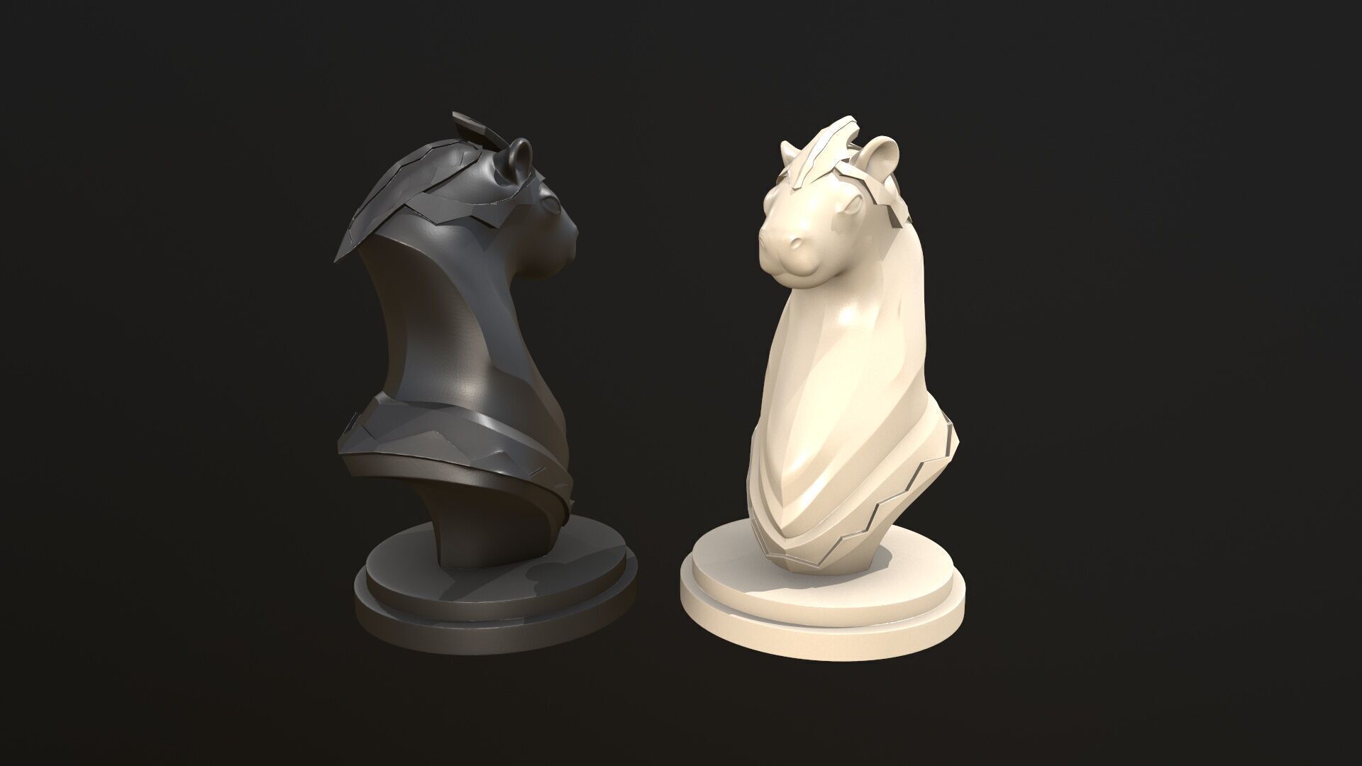 Set Capybara Chess  3D print model_12