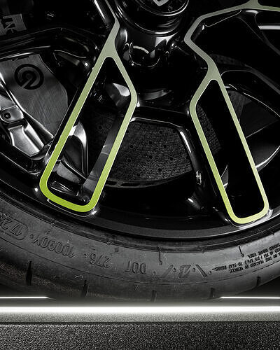 Bridgestone Potenza Race 245 30 ZR20 90Y 3D model 5