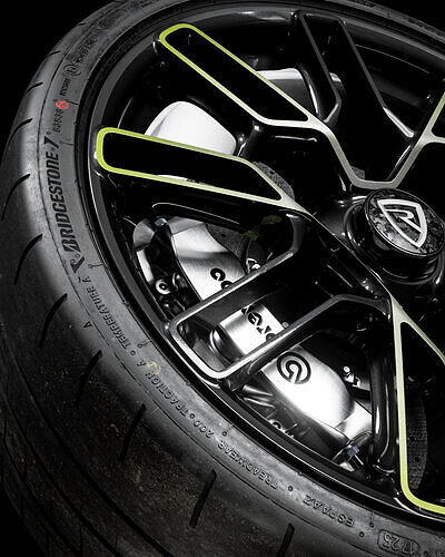 Bridgestone Potenza Race 245 30 ZR20 90Y 3D model 2