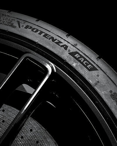 Bridgestone Potenza Race 245 30 ZR20 90Y 3D model 4