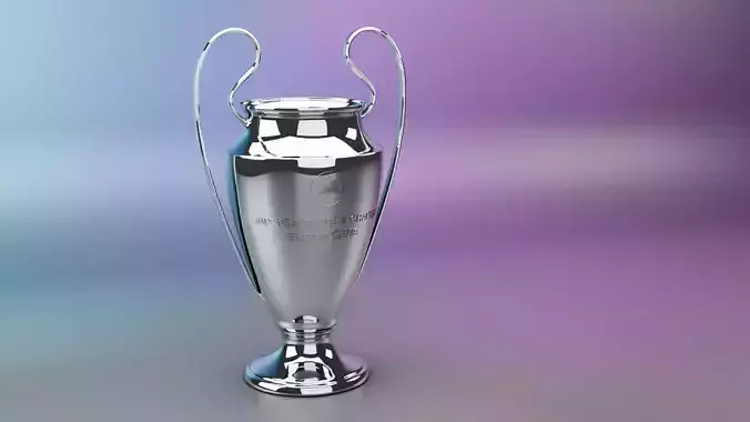 3D UEFA Champions League Cup