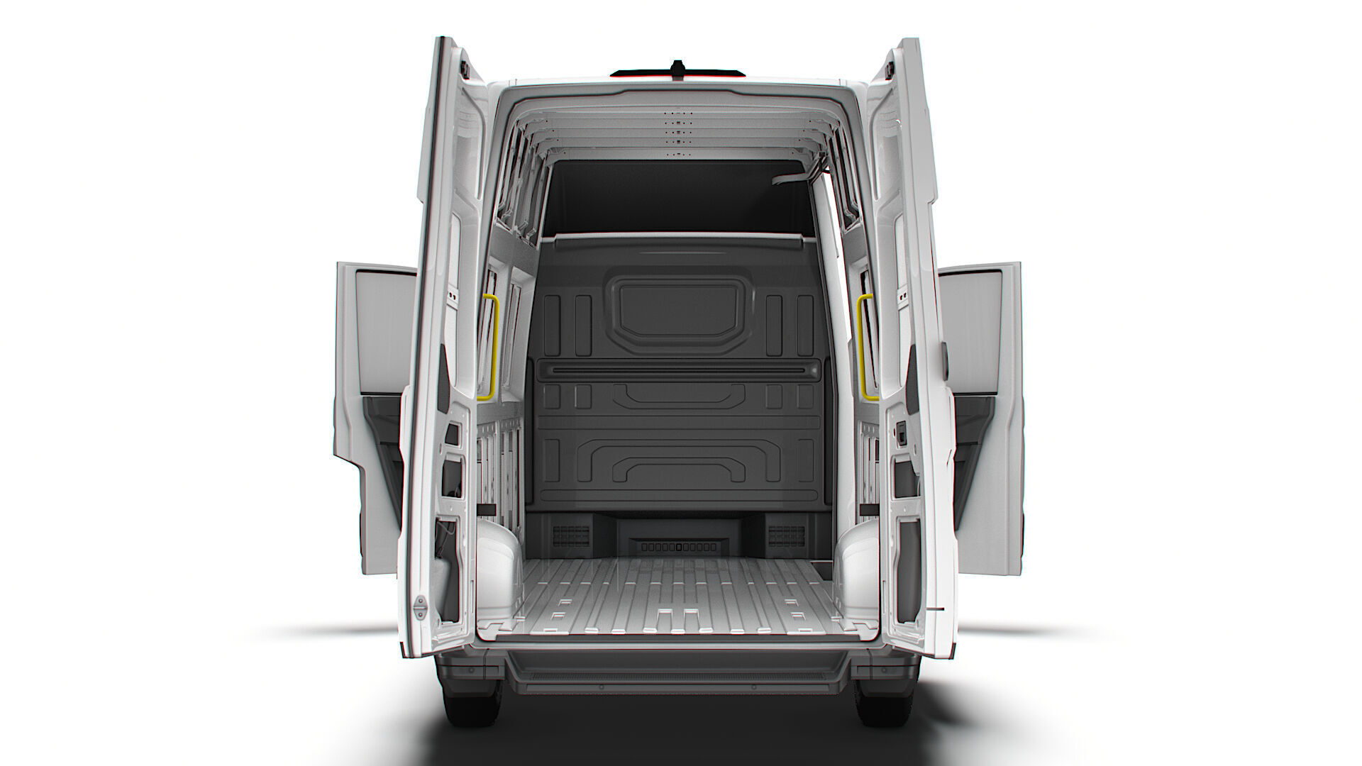 VW Crafter Van LWB SHR HQInterior 2025 3D model_31