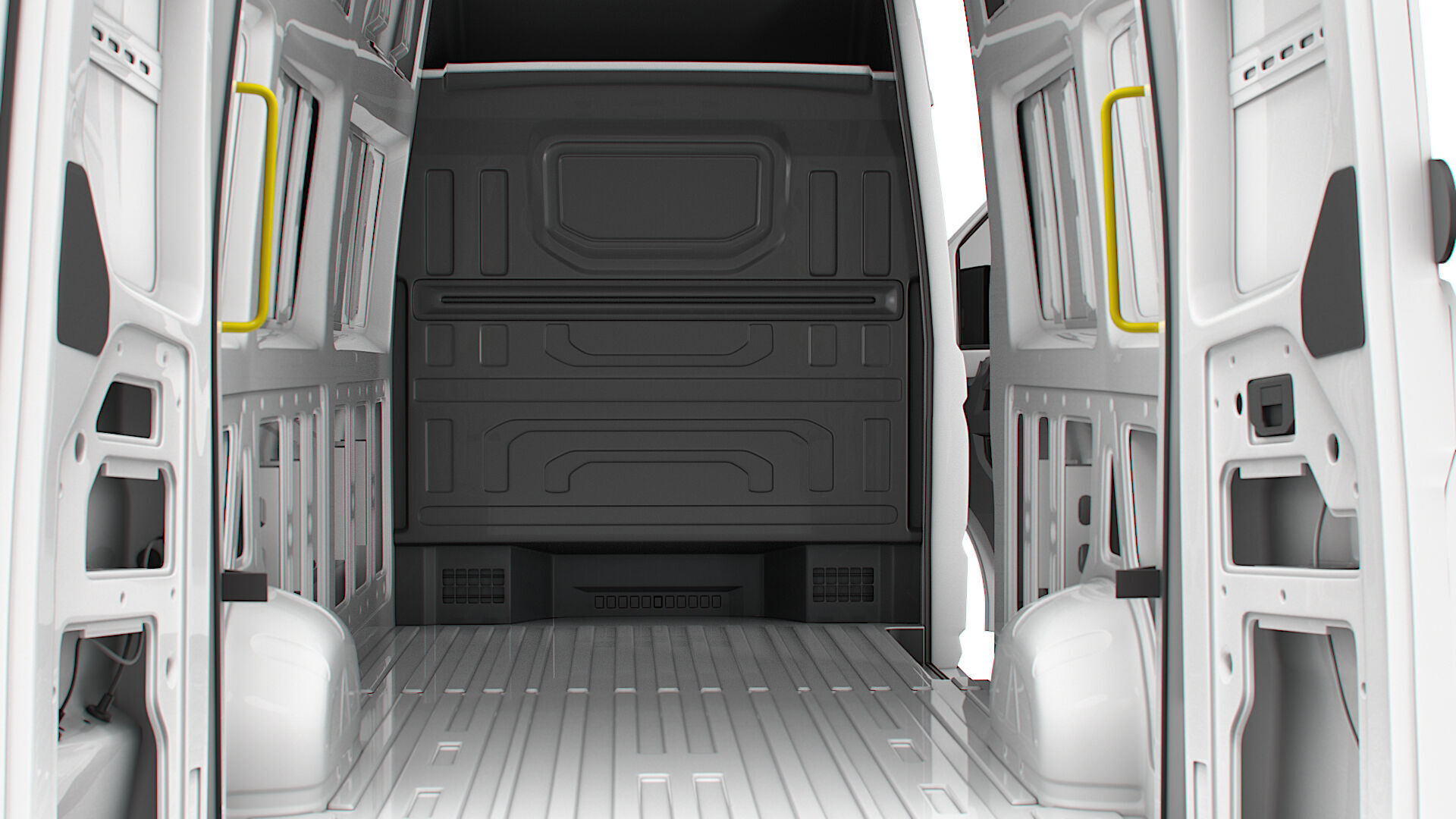 VW Crafter Van LWB SHR HQInterior 2025 3D model_19