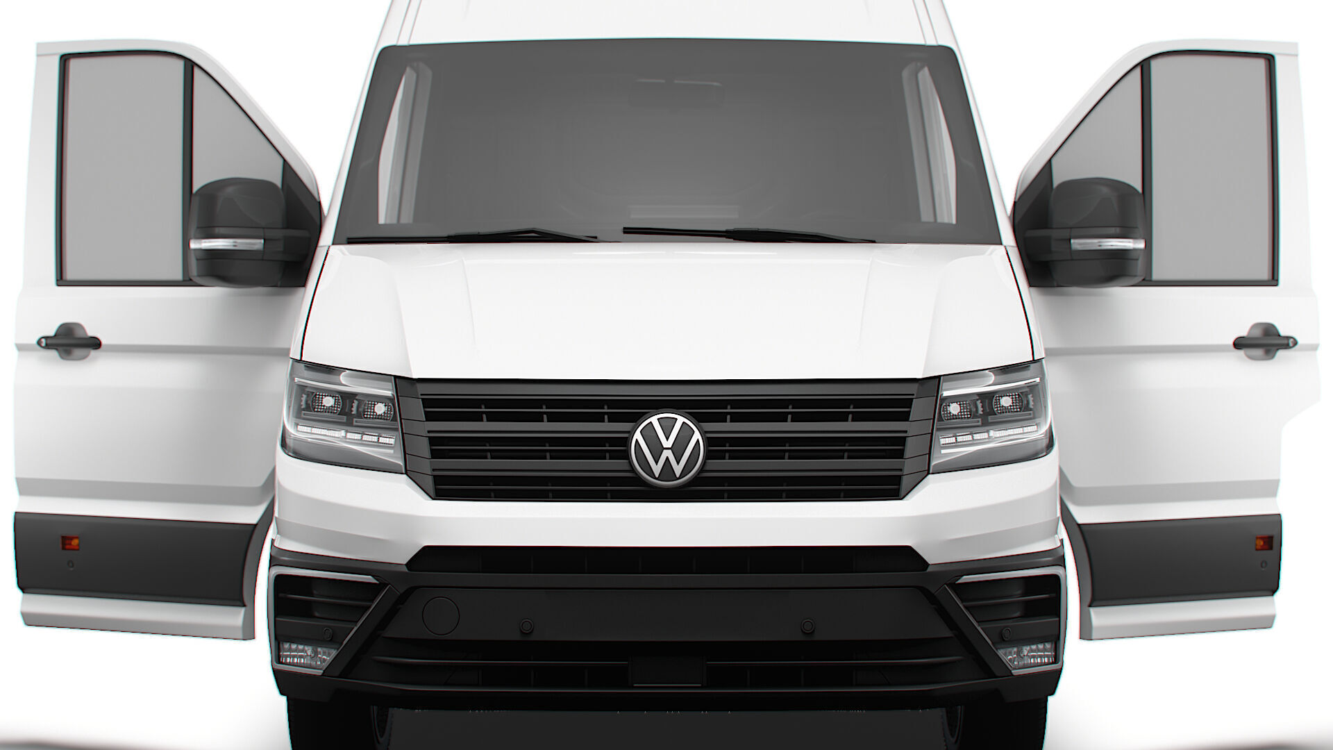 VW Crafter Van LWB SHR HQInterior 2025 3D model_6