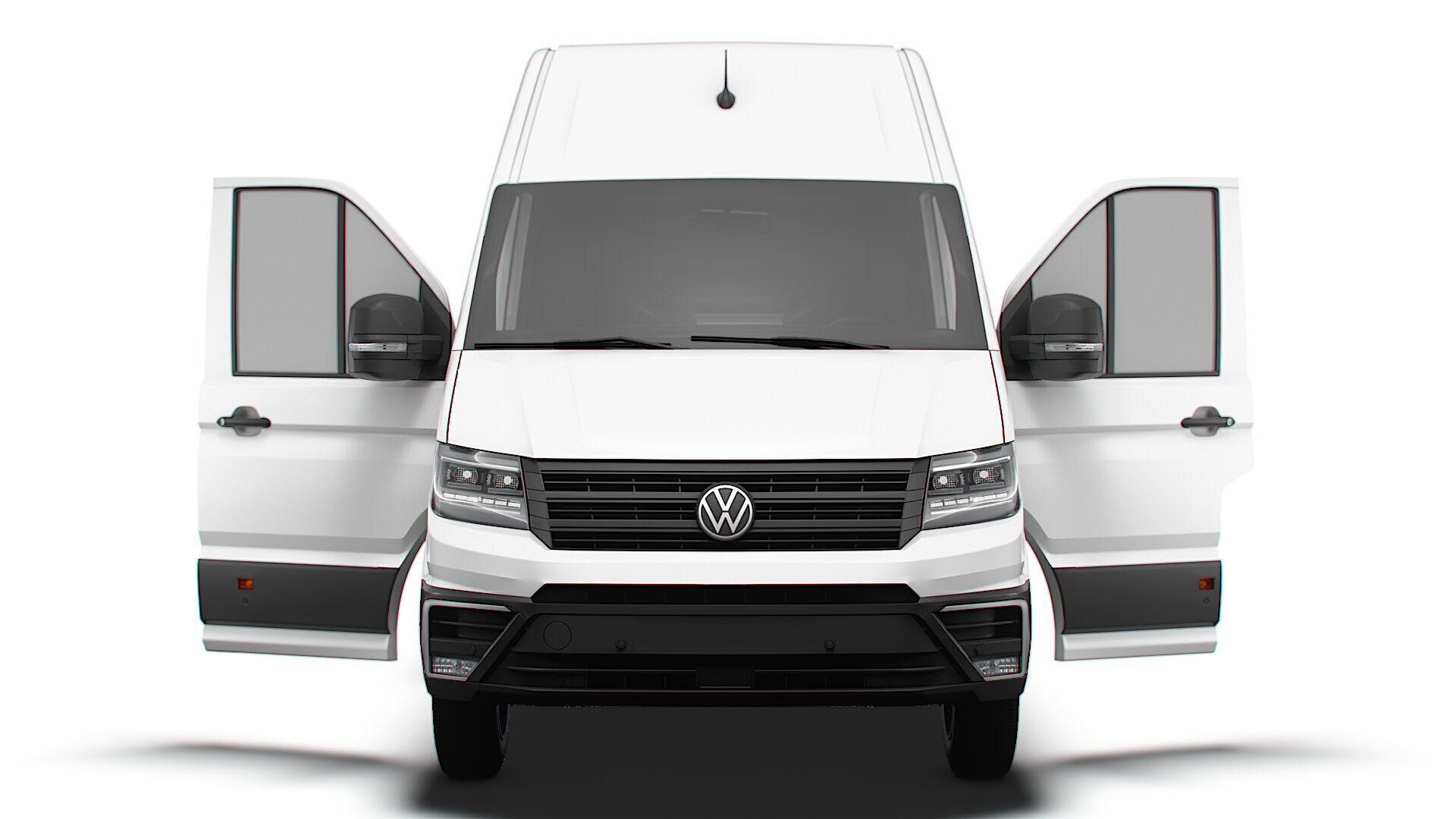 VW Crafter Van LWB SHR HQInterior 2025 3D model_4