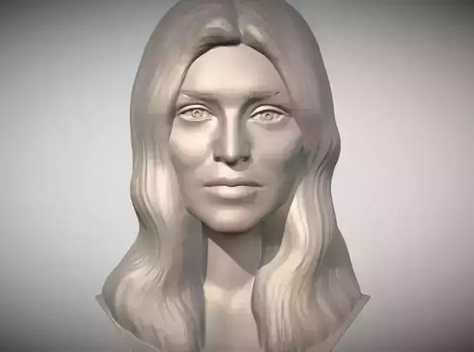 Madonna bust for 3D printing 3D print model