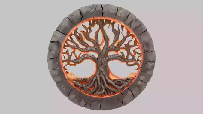Fire Eternal Tree emblem