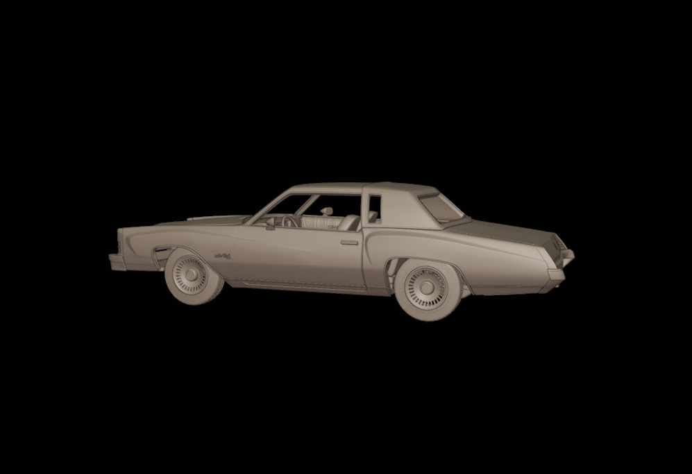 CHEVROLET MONTE CARLO 1973 3D print model_9
