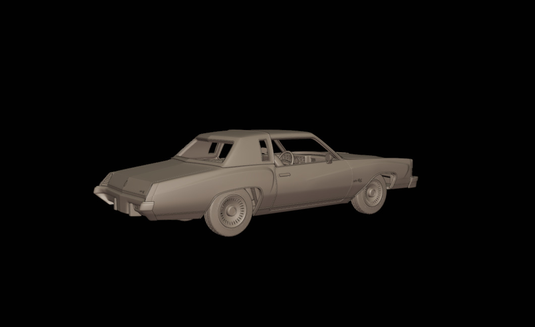 CHEVROLET MONTE CARLO 1973 3D print model_8