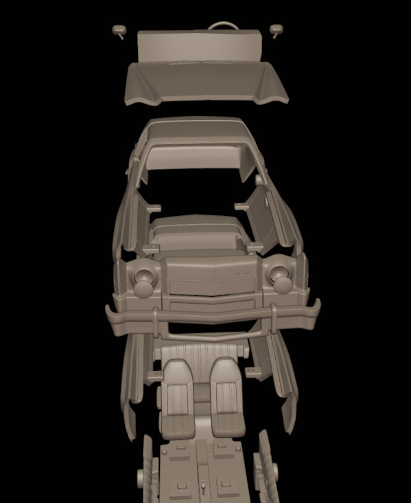 CHEVROLET MONTE CARLO 1973 3D print model_3