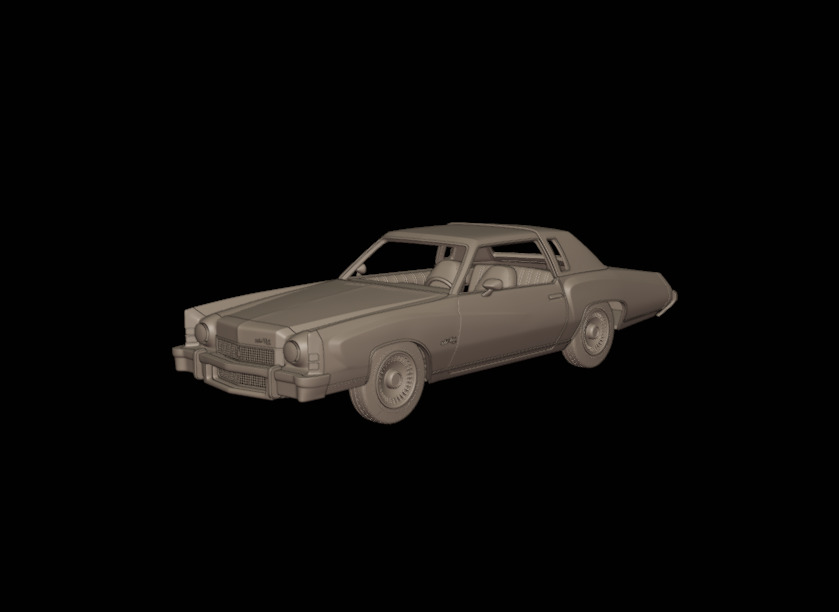 CHEVROLET MONTE CARLO 1973 3D print model_6