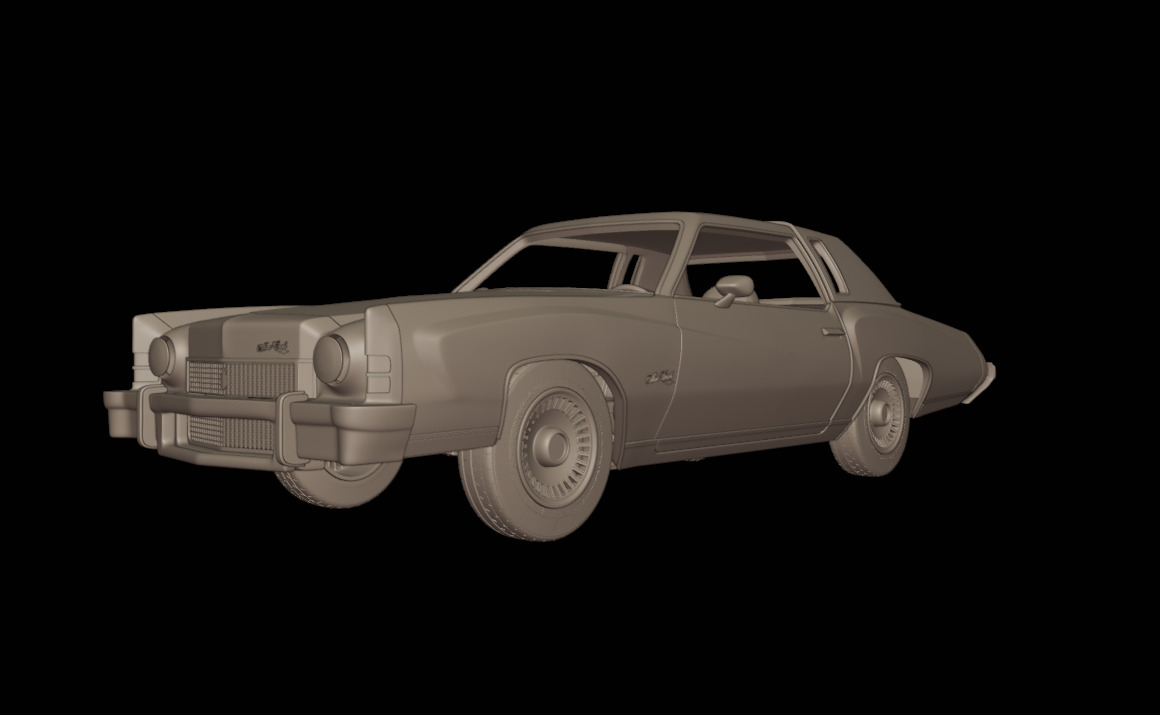 CHEVROLET MONTE CARLO 1973 3D print model_10