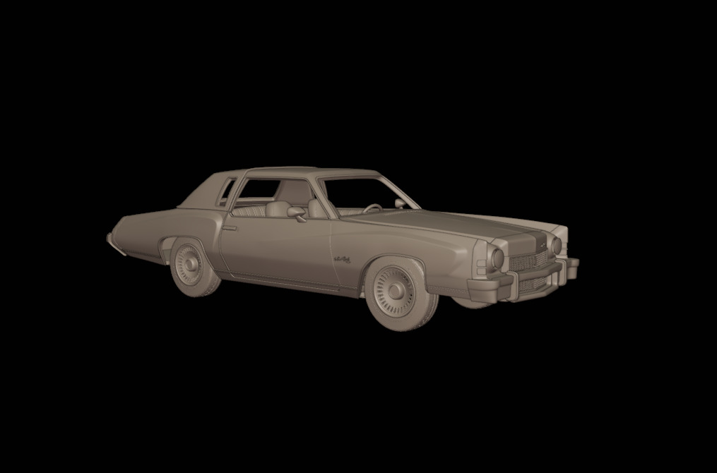 CHEVROLET MONTE CARLO 1973 3D print model_7