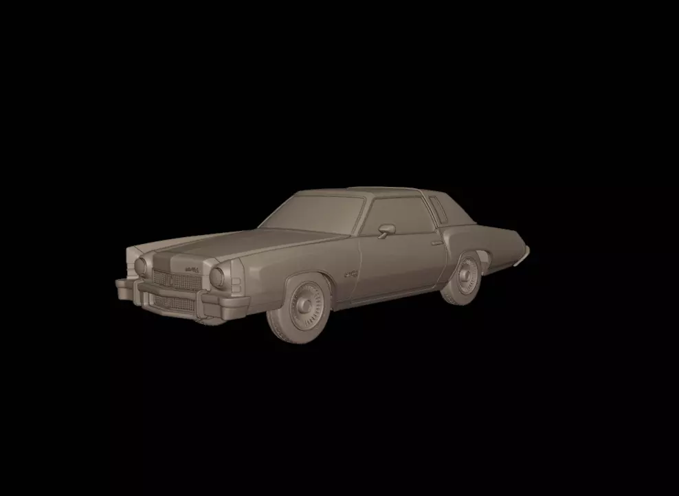 CHEVROLET MONTE CARLO 1973 3D print model_0