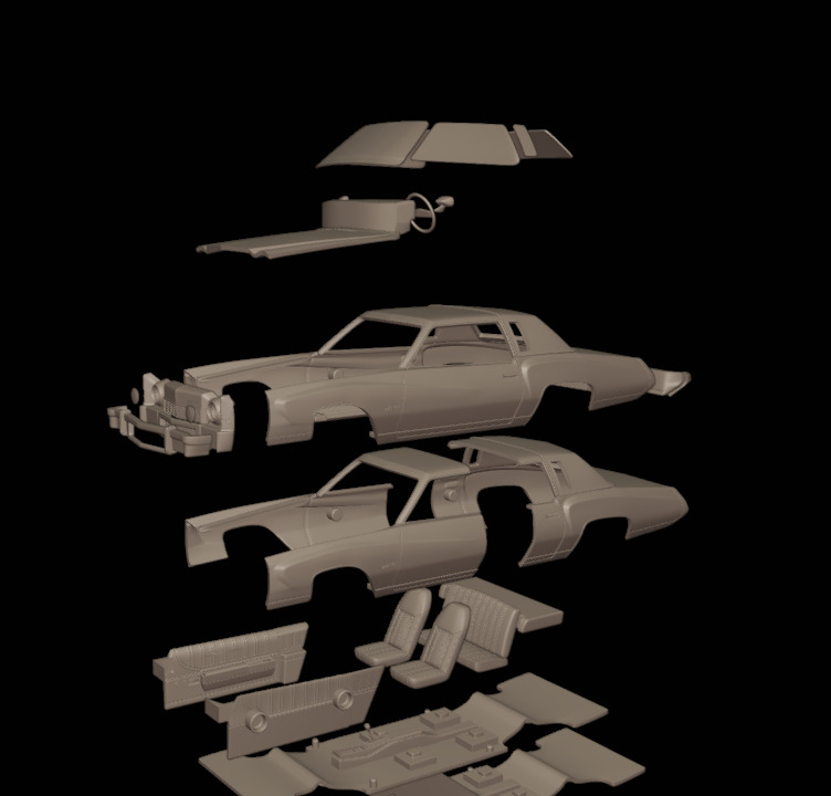 CHEVROLET MONTE CARLO 1973 3D print model_13