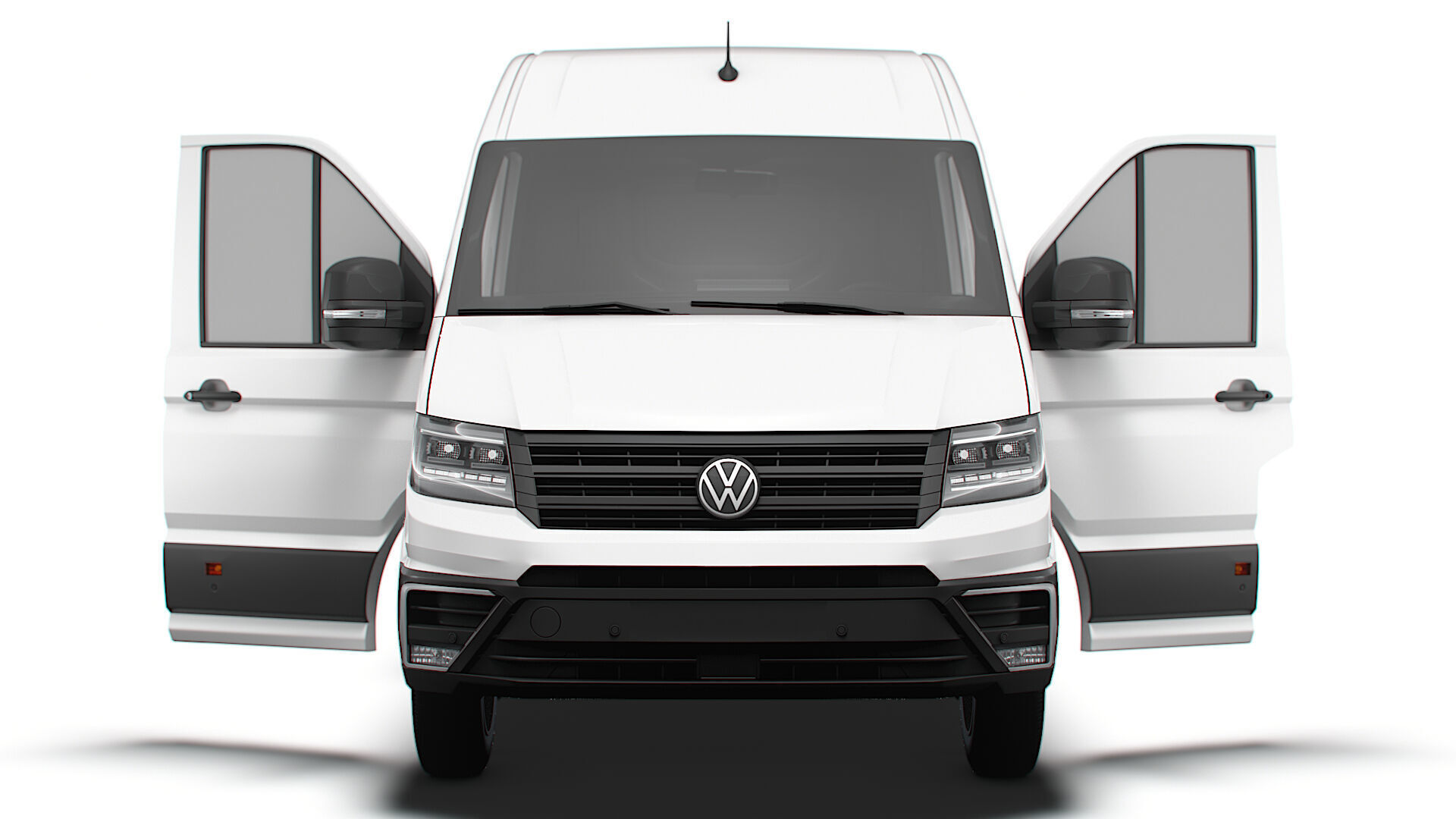 VW Crafter Van LWB HR HQInterior 2025 3D model_2