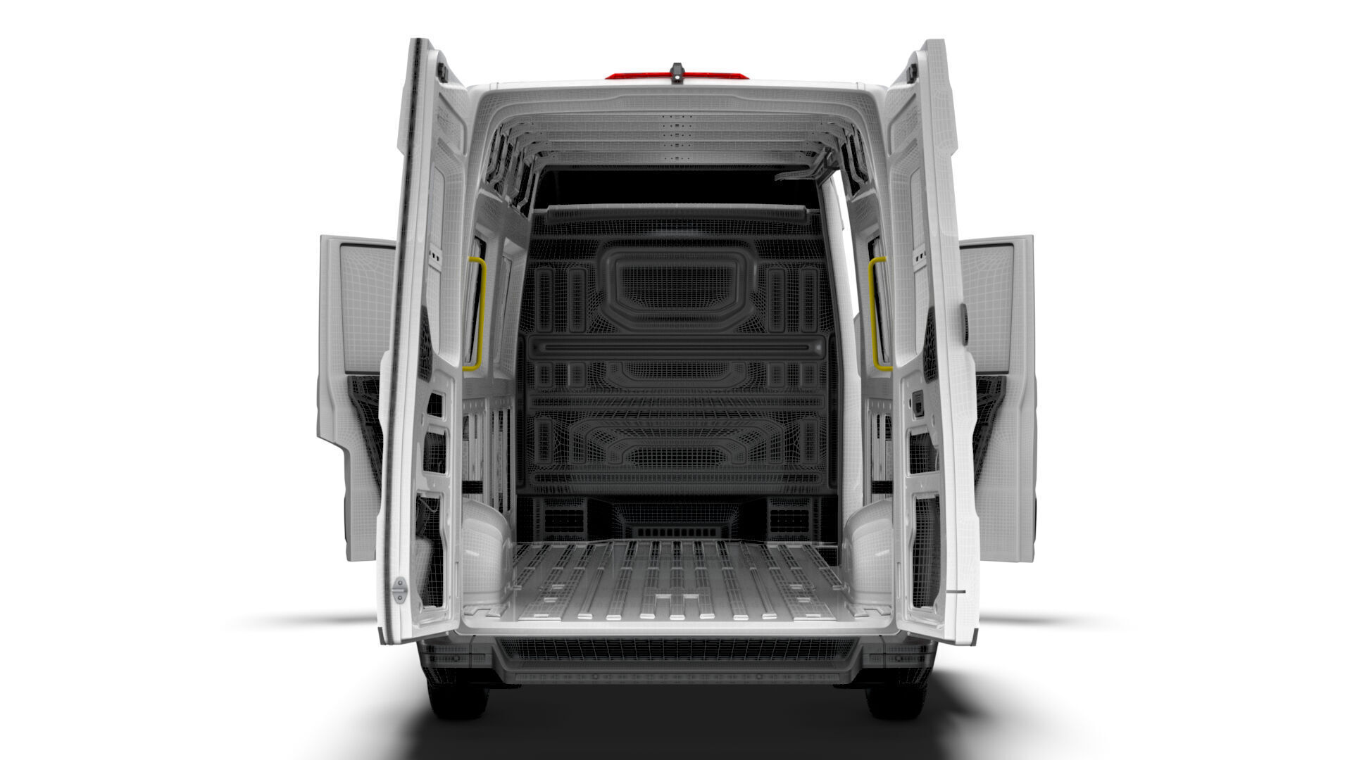 VW Crafter Van LWB HR HQInterior 2025 3D model_15