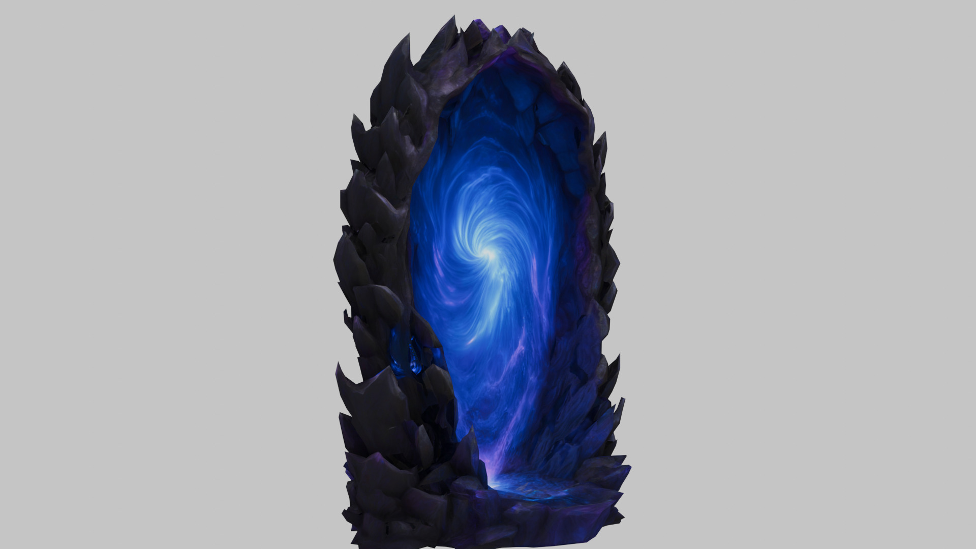Blue Portal 3D Model Low-poly 3D model_5