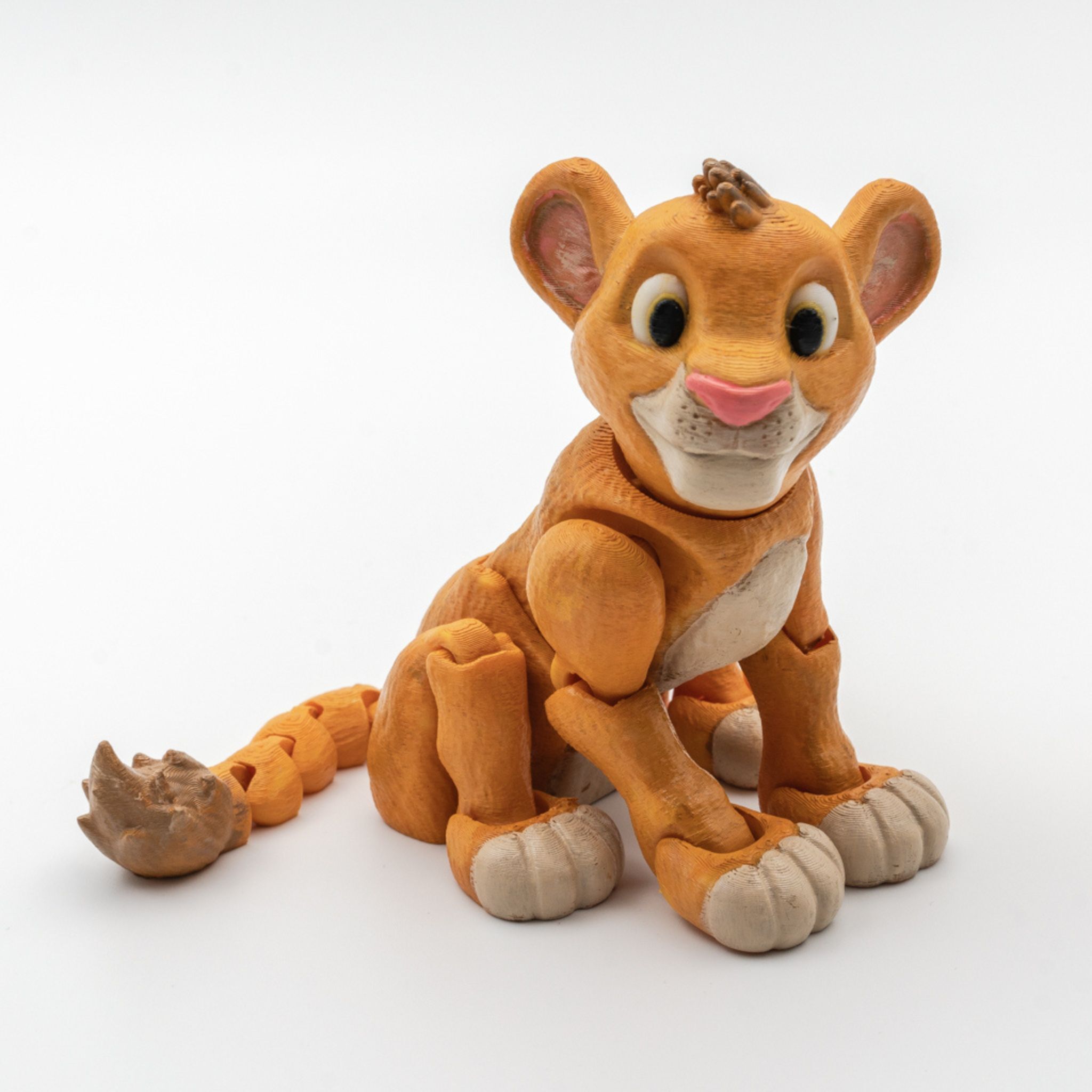 Flexi Simba 3D print model_2