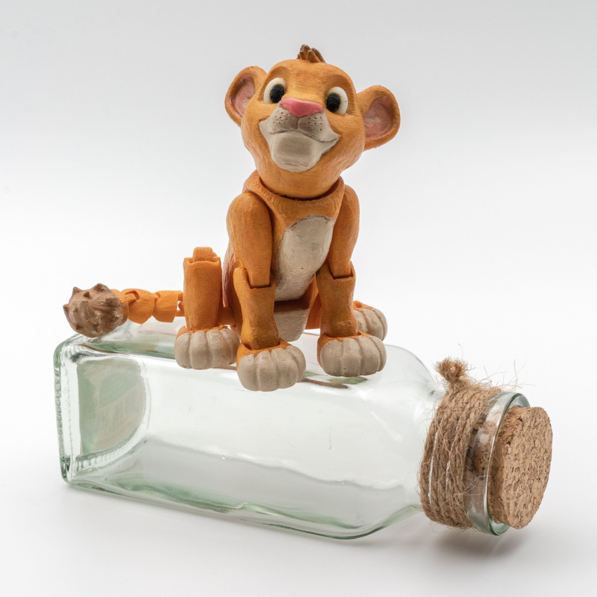 Flexi Simba 3D print model_5