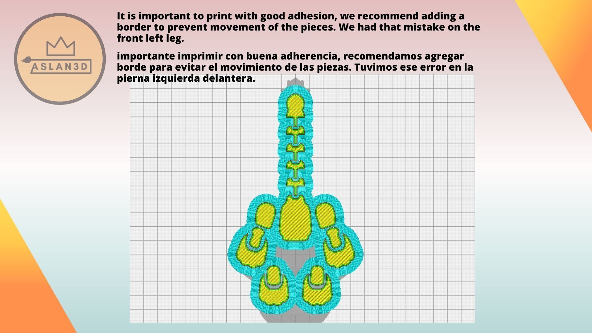 Flexi Simba 3D print model_8