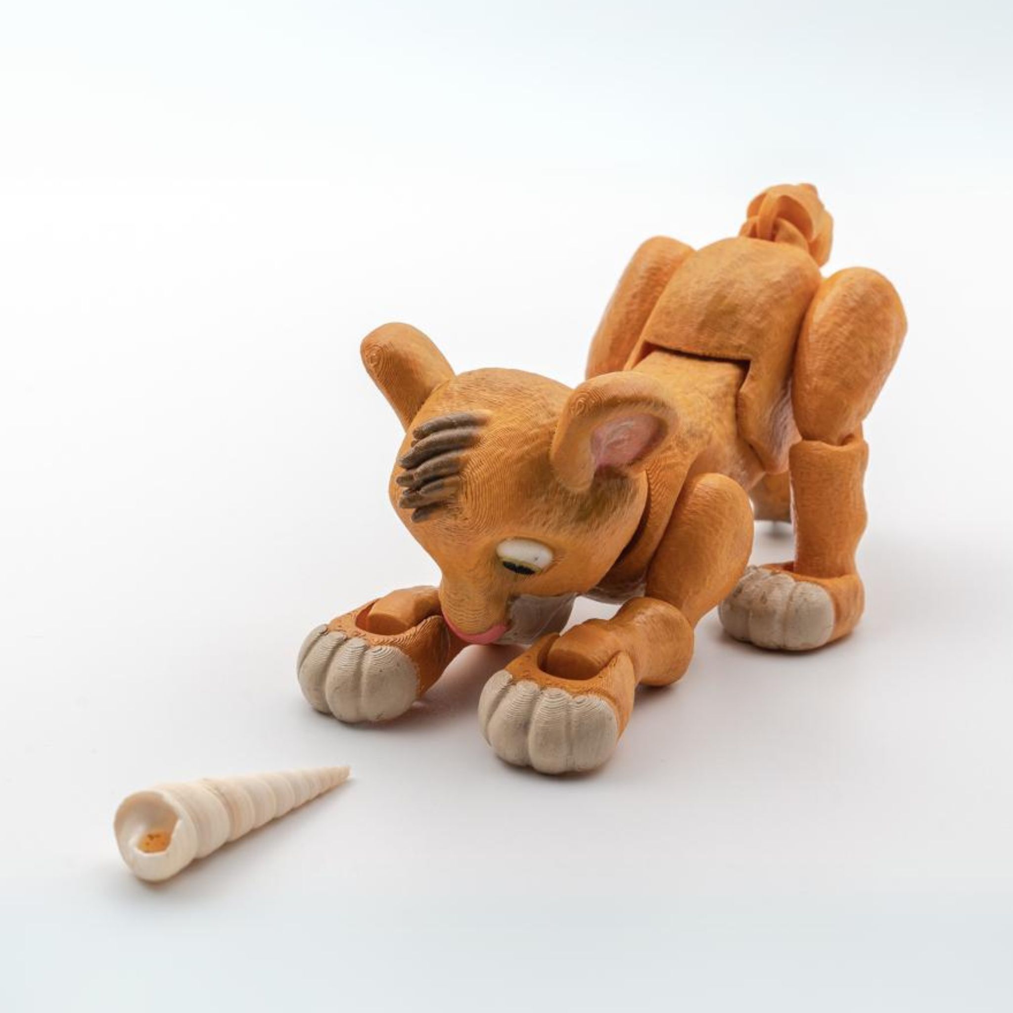 Flexi Simba 3D print model_3