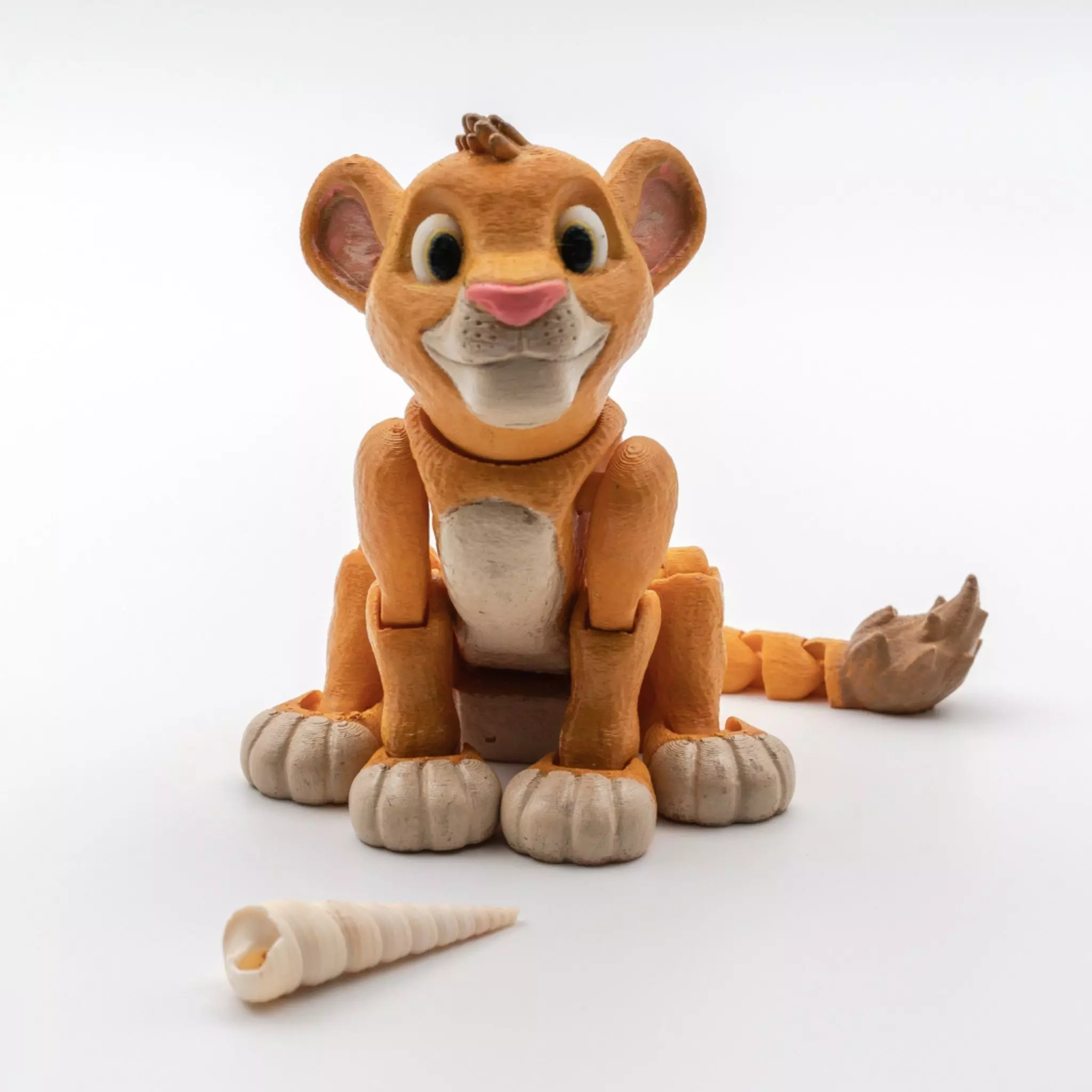 Flexi Simba 3D print model_0