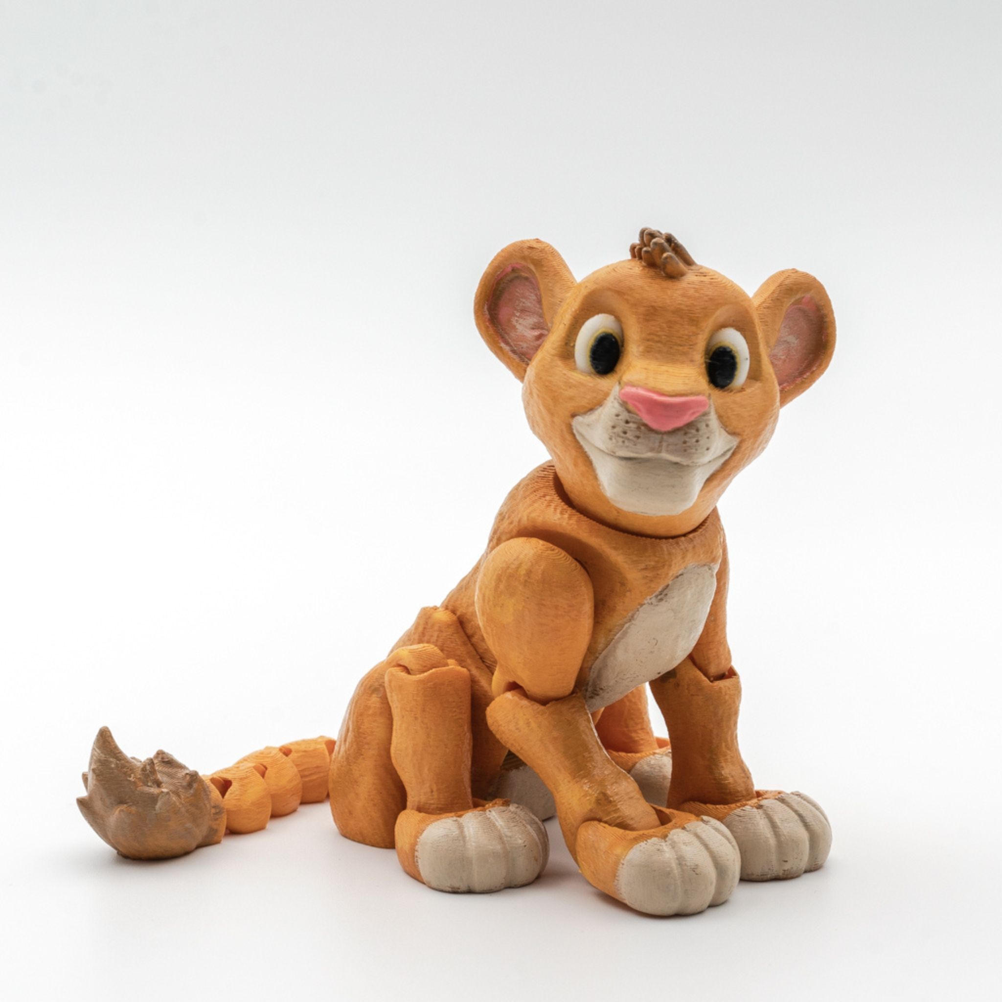 Flexi Simba 3D print model_1