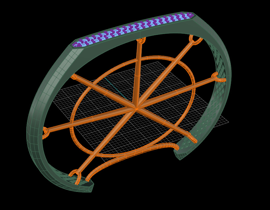 david yurman men bracelet 3D print model_4