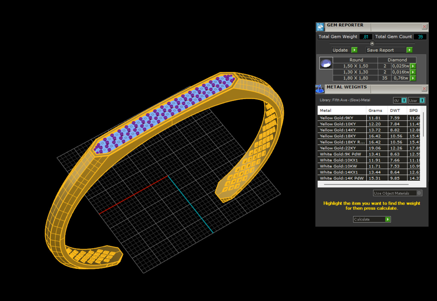 david yurman men bracelet 3D print model_3